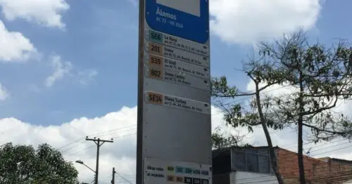 PARADERO SITP BARRIO AALAMOS  173A05